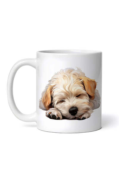 OEM Εξατομικευμένη Λευκή Κούπα, Dandie Dinmont Terrier, Inovatix®. 330 ml