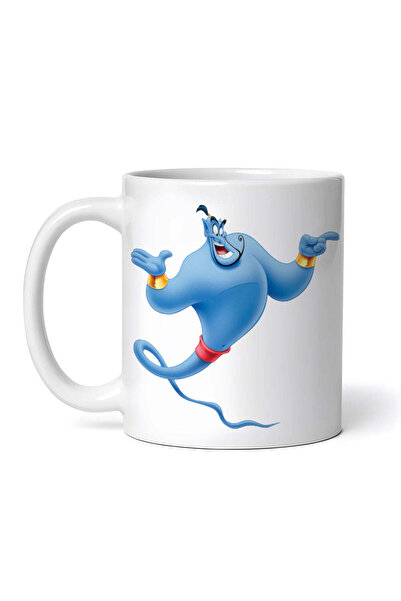 OEM Personalized white mug, Genie from Aladdin, INOVATIX®. 330ml