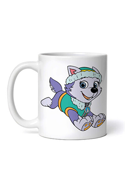 OEM Cană albă personalizată, Patrula Cățelușilor Everest alergând, INOVATIX®....