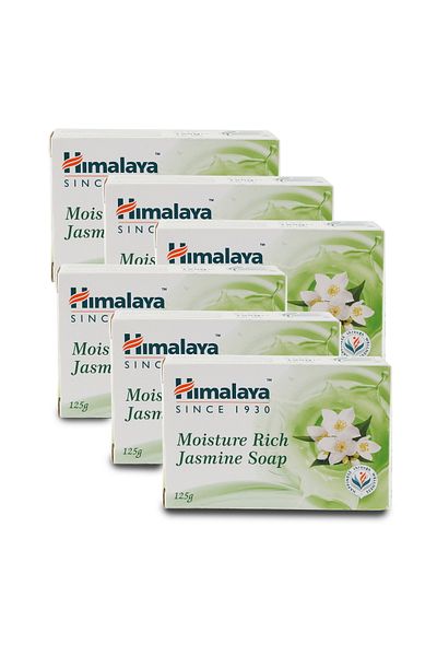 Himalaya Moisture Jasmine Soap Value Pack 6 x 125 g