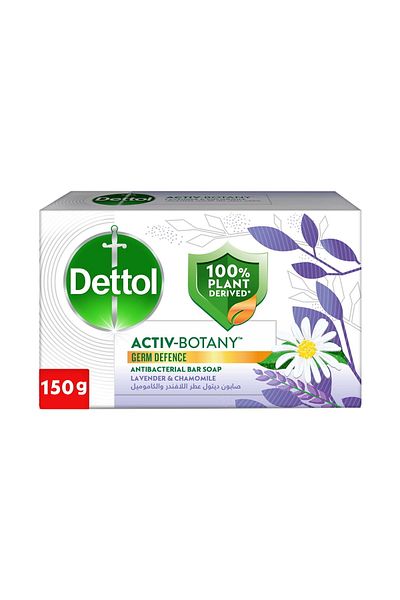 Dettol Lavender & Chamomile Anti-Bacterial Bar Soap 150 g