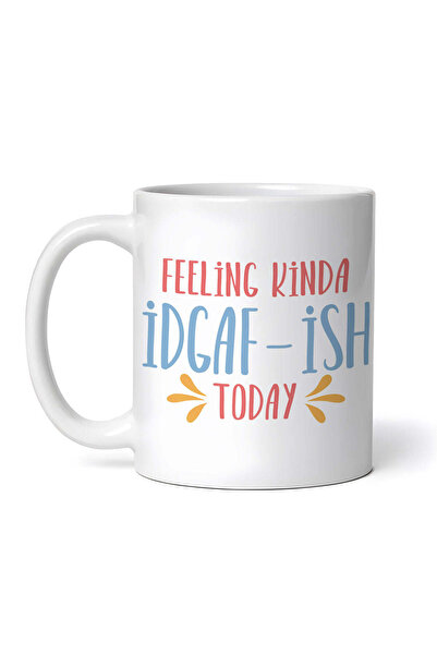 OEM Cană albă personalizată, Mă simt cam ciudat astăzi, INOVATIX®. 330 ml