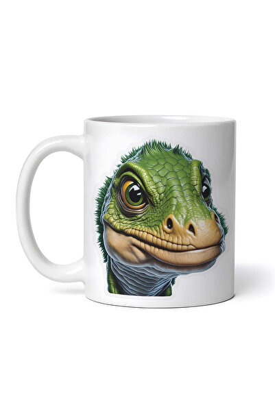 OEM Personalized White Mug, Hydra Dinosaur, Inovatix®. 330ml