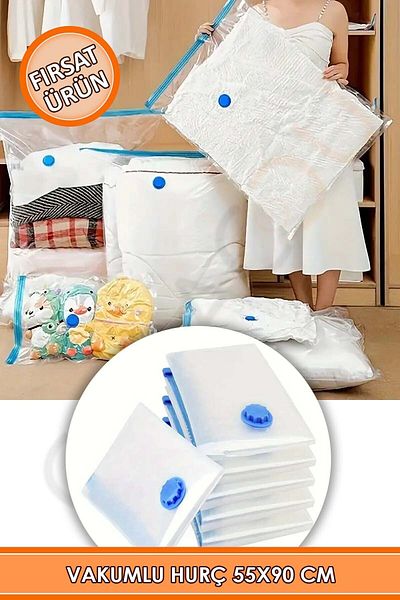 garaccu Χοντρό δοχείο κενού Xlarge 55x90 cm 2 τεμάχια παπλωματοθήκη Οργάνωση ντουλάπας Τσάντα κενού
