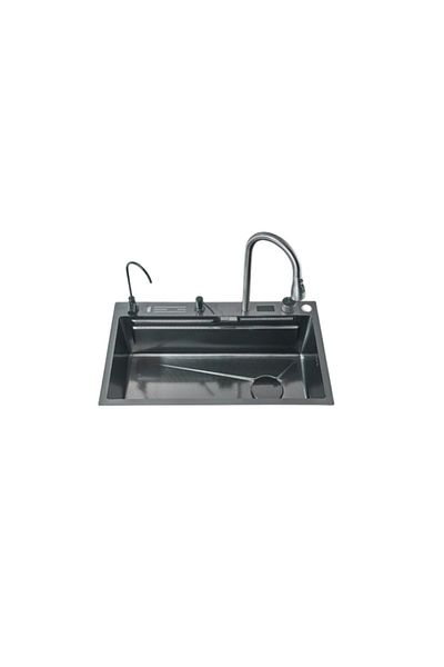 Blackswan Design Set chiuveta multifunctionala bucatarie, baterie si accesorii, Blackswan, Tip D1Y, 75 x 45 cm