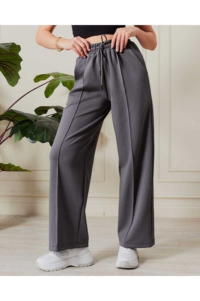 Jack Morino Oversize Doubleface Interlock Palazzo Trousers