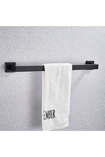 Blackswan Design Set accesorii baie, Blackswan, Tip M5, 4 piese, model negru mat, dimensiune 60 cm