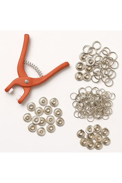 Keyfi Sepet Practical Snap Button Inserting Fastening Device Machine and 100 Snap Buttons Glrshop