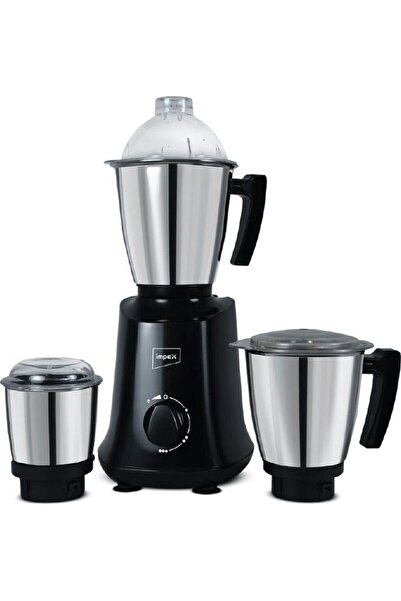 İMPEX 3 In 1 Mixer Grinder Heavy Stainless Steel Jars Liquidizing, Dry, And Chutney Jar 750w Bl390