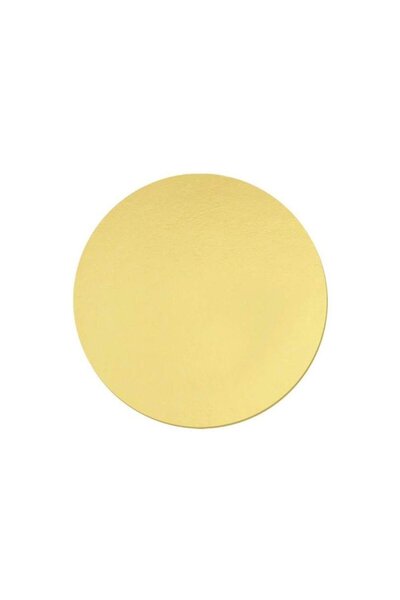 Generic 20cm Round Plain Gold Cake Bases, 13 Pieces
