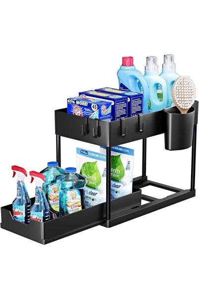 genernic SKY-TOUCH 1pcs Under Sink Shelf Storage Organiser with Sliding Pull ...