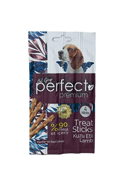 PERFECT Premium Kuzu Etli Köpek Ödül Maması - Çubuğu (4 Çubuk)