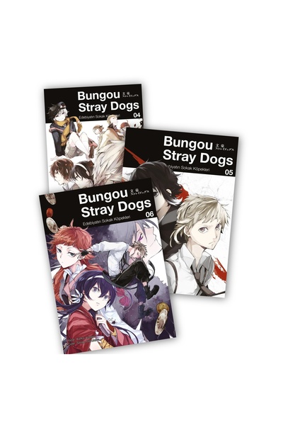 Gerekli Şeyler Yayıncılık Bungou Stray Dogs 4-5-6. Ciltler 3 lü Manga Seti