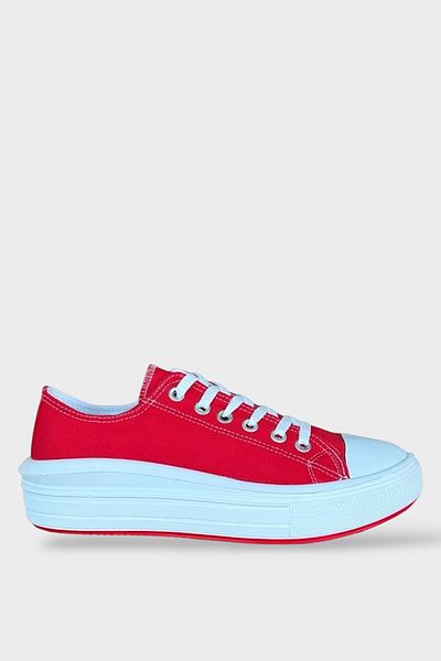 Liger Unisex Linen Sneakers RED