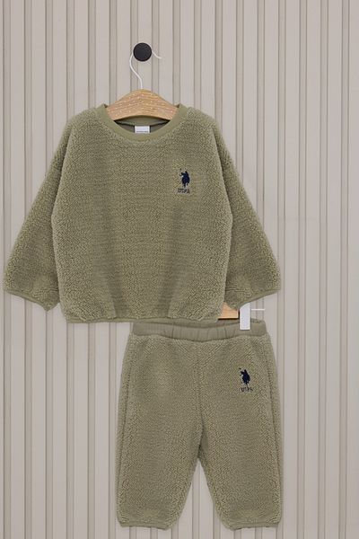 U.S. Polo Assn. Set 2 bucati pentru bebelusi