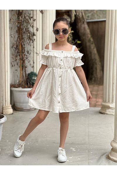 WARDA White Dress for Girl
