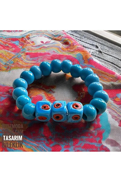 bizizmoda اليدوية تصميم عين الشر بودروم الزجاج الخرز سوار