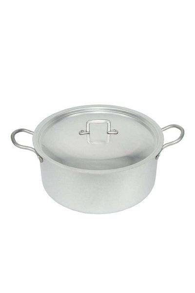 Generic 26cm Non-stick Aluminum Cooking Pot with Lid