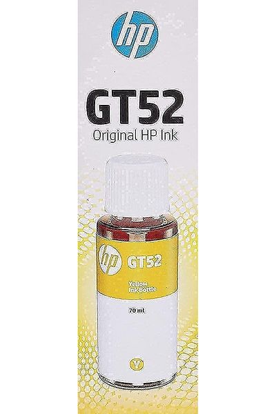 HP Original HP GT52 Yellow Ink Bottle - M0H56AE