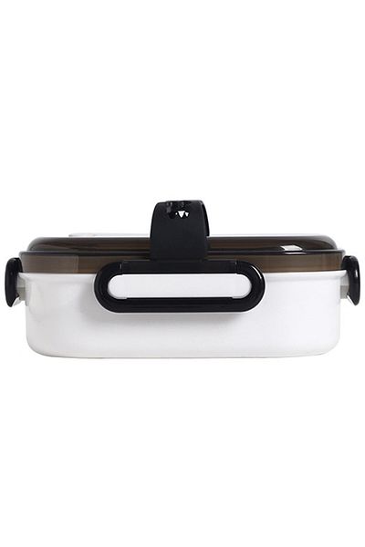 PUFO Caserolă cu capac pentru prânz și mâncare, interior din oțel inoxidabil, 900 ml