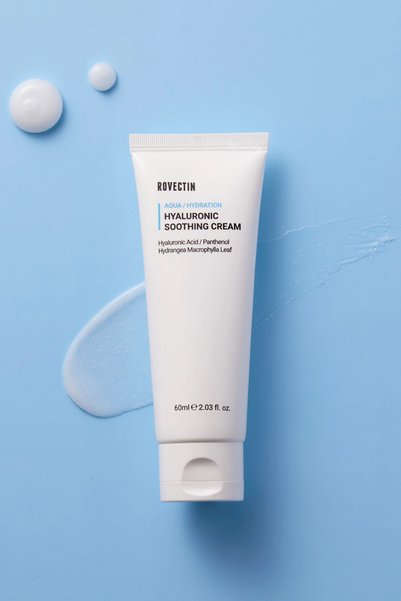 Rovectin Aqua Hyaluronic Soothing Cream - Moisture Barrier Cream with 8 Different Hyaluronic Acids 60ml