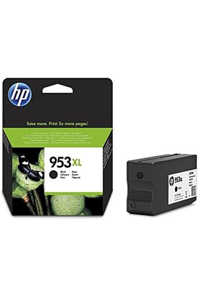HP خرطوشة الحبر الأسود الأصلية عالية الإنتاجية HP 953XL