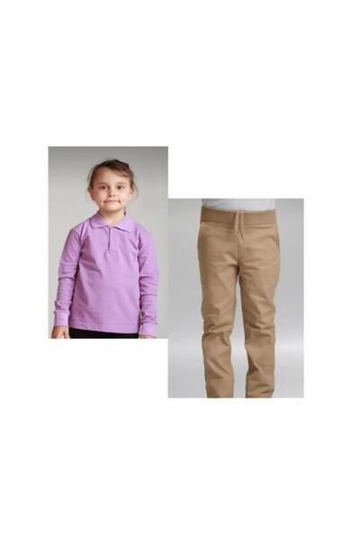 BAGİSTA BUTİK PANTALONI DE Pânză BEJ CU TĂLĂTĂ LA TĂLA PENTRU BĂIEȚI, LILA, C...