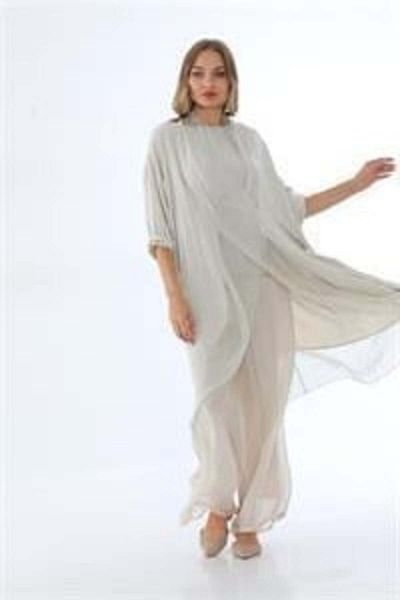 Bohem Stil Caftan și bluză oversize cu detalii din mătase italiană