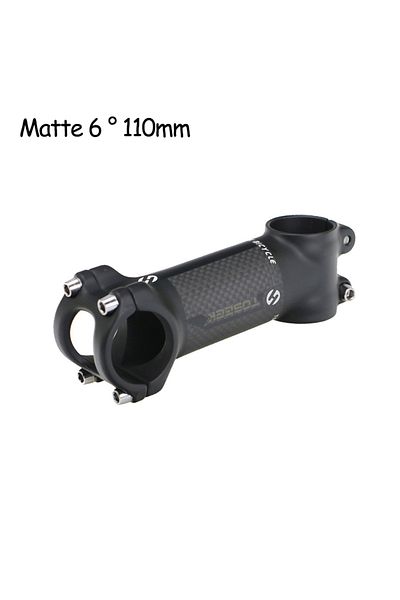 Choice Matte 6 degree 110mm TOSEEK Bicycle Handlebar Stem Carbon Aluminum Road MTB Bike Stem Ultralight 31.