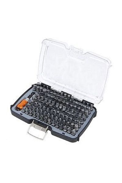 Tactix 117-piece Master 1/4 Inch Cr-v Bits Set - Complete Kit For Daily Needs,