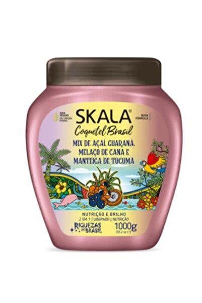 Scala كريم علاج الشعر "برازيل كوكتيل" من سكالا، 1000 غرام