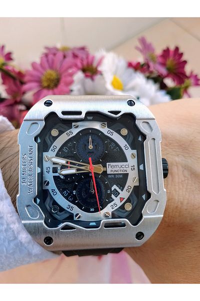 Ferrucci Function Series Men's Sports Watch Waterproof Metal Case