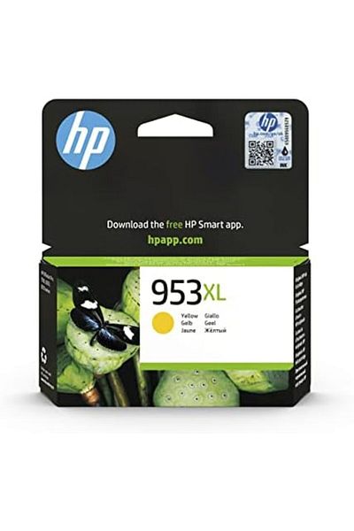 HP Original High Yield Yellow Ink Cartridge 953XL by HP - F6U18AE