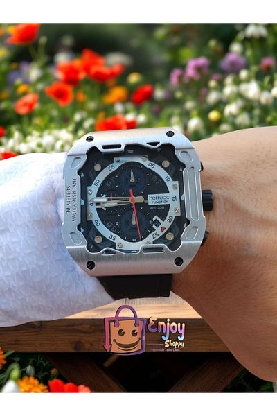 Ferrucci Function Series Men's Sports Watch Waterproof Metal Case