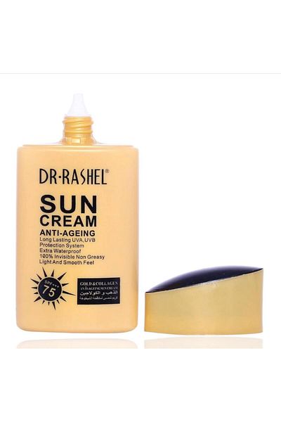 RASHEL Anti-aging sunscreen with gold and collagen