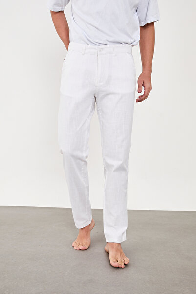 IMPOSING JNS Чоловічі штани з легкої тканини Regular з камінням на новий сезон