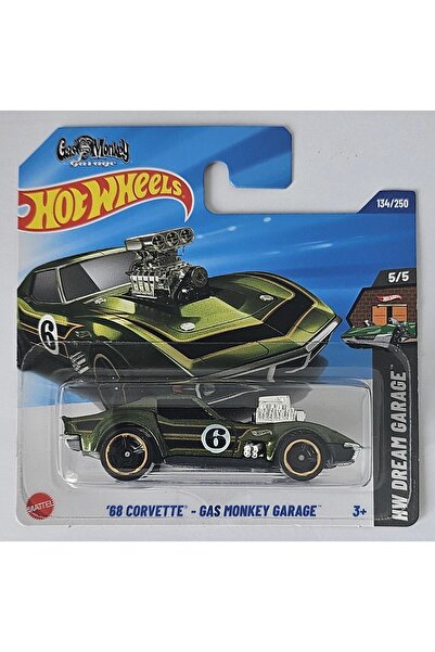 HOT WHEELS '68 Corvette Gas Monkey Garage – HW Dream Garage 134/250 Koleksiyo...