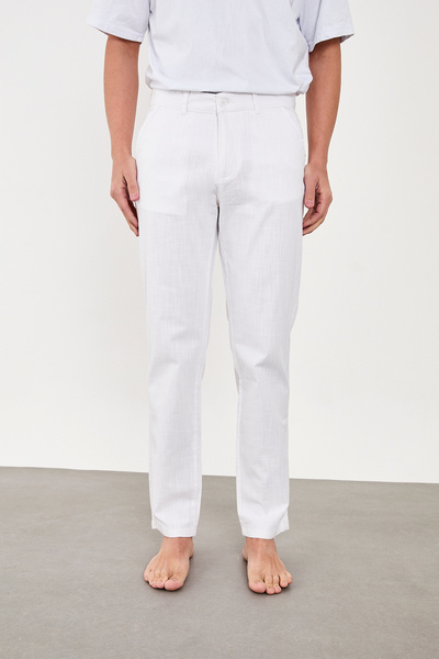 IMPOSING JNS Чоловічі штани з легкої тканини Regular з камінням на новий сезон