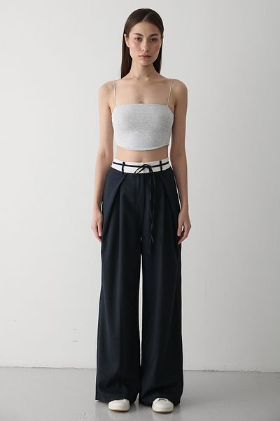 Laluvia Pants - Dark blue - Normal waist