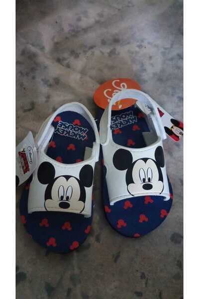 Gigi lacivert beyaz sandalet