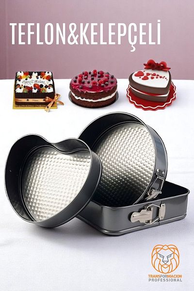 Transformacion 3 Size Clamp Cake Mold 24-26-28 cm Multi Cake Mold Teflon 721697