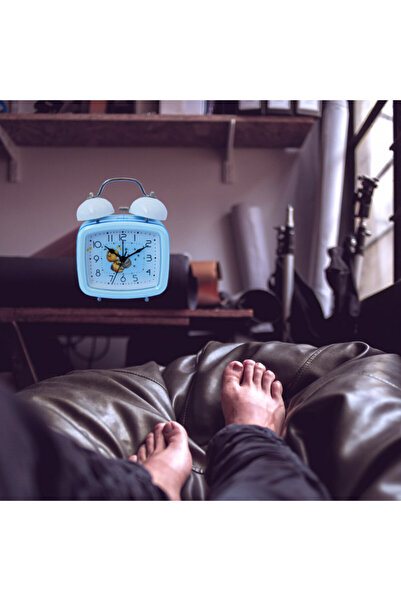 PUFO Joy children's alarm clock, with dial lighting button, 16 x 12 cm, Teddy Bear model