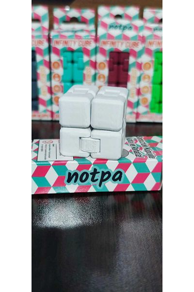 kutuTR Infinity Cube Stress Throw Cube Stress Cube(Infinity Cube) White