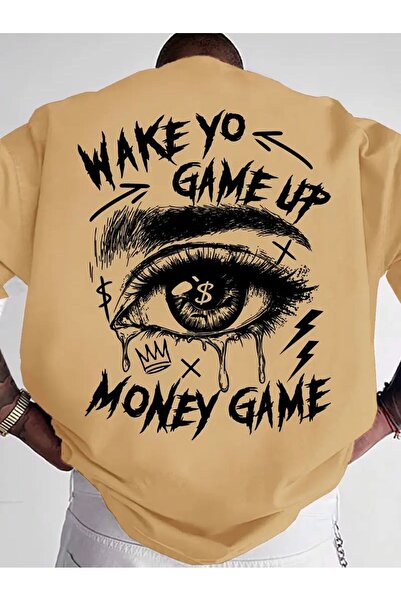 ship master Ανδρικό μπλουζάκι Eye Illustration με τύπωμα – Καλοκαιρινό, Άνετο...