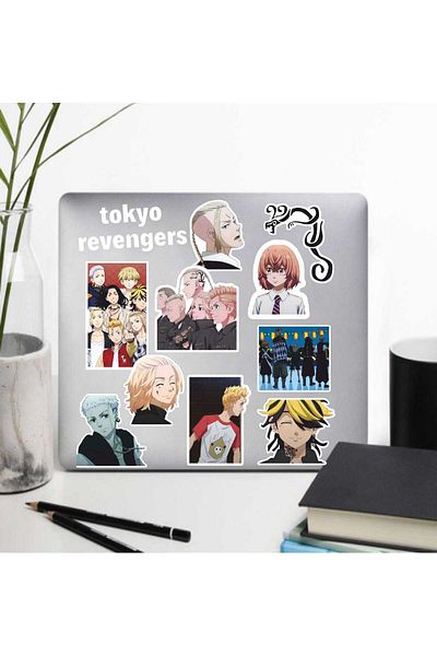 hediyenebak Tokyo Revengers Sticker Set |   Laptop Agenda Pc Tablet Phone Notebook Sticker Bullet Journal