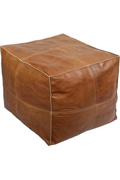 HOMIOF Homıof Deri Kare Puf