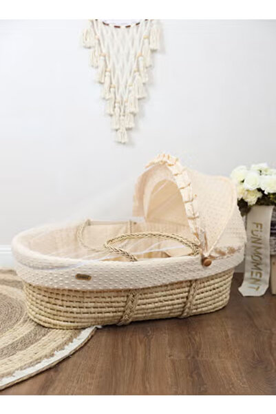 Fun Moment سرير أطفال سلة موسى مع ناموسية