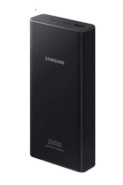 Samsung Samsung 20000mAh Power Bank with 3 Ports and 25W for All Devices - Black