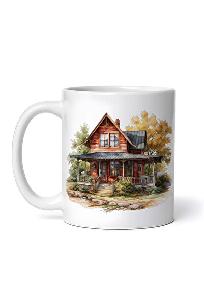 OEM Cană albă personalizată, Casa Violeta, INOVATIX®. 330ml