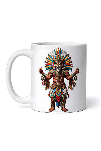 OEM Cană albă personalizată, creatură mitologică Cipactli cu costum, INOVATIX...
